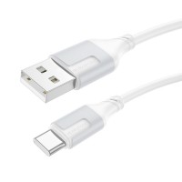  USB kabelis Borofone BX101 USB-A to USB-C 1.0m white 